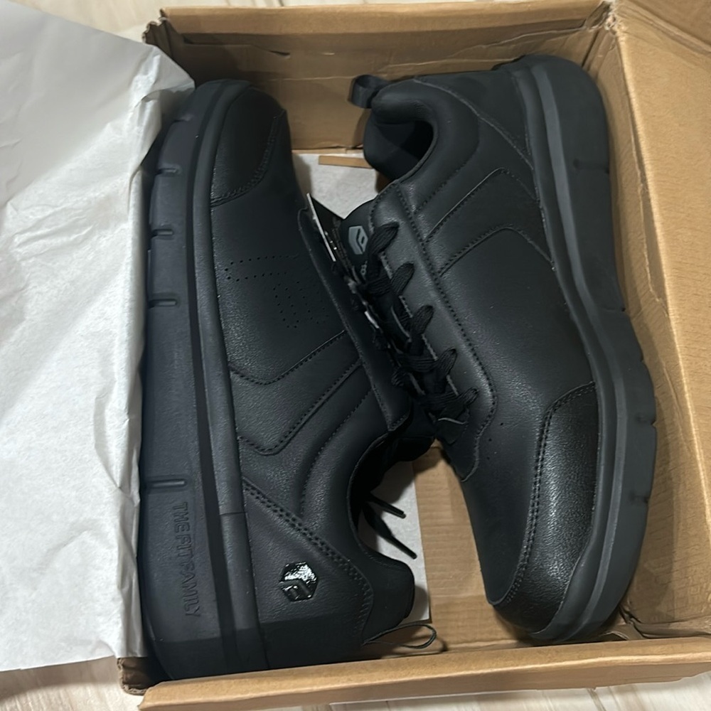 FitVille Men's BriskWalk Deluxe Lace-up Business Casual Sneaker V1 - Picture 3 of 3